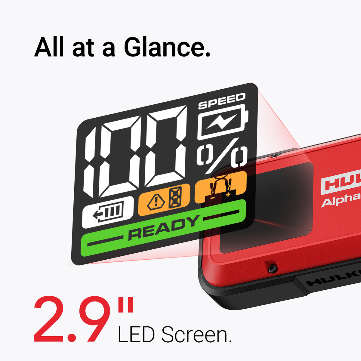 Alpha Ultra Red City Series 1000A Smart Jump Starter for Sedans & Compact SUVs
