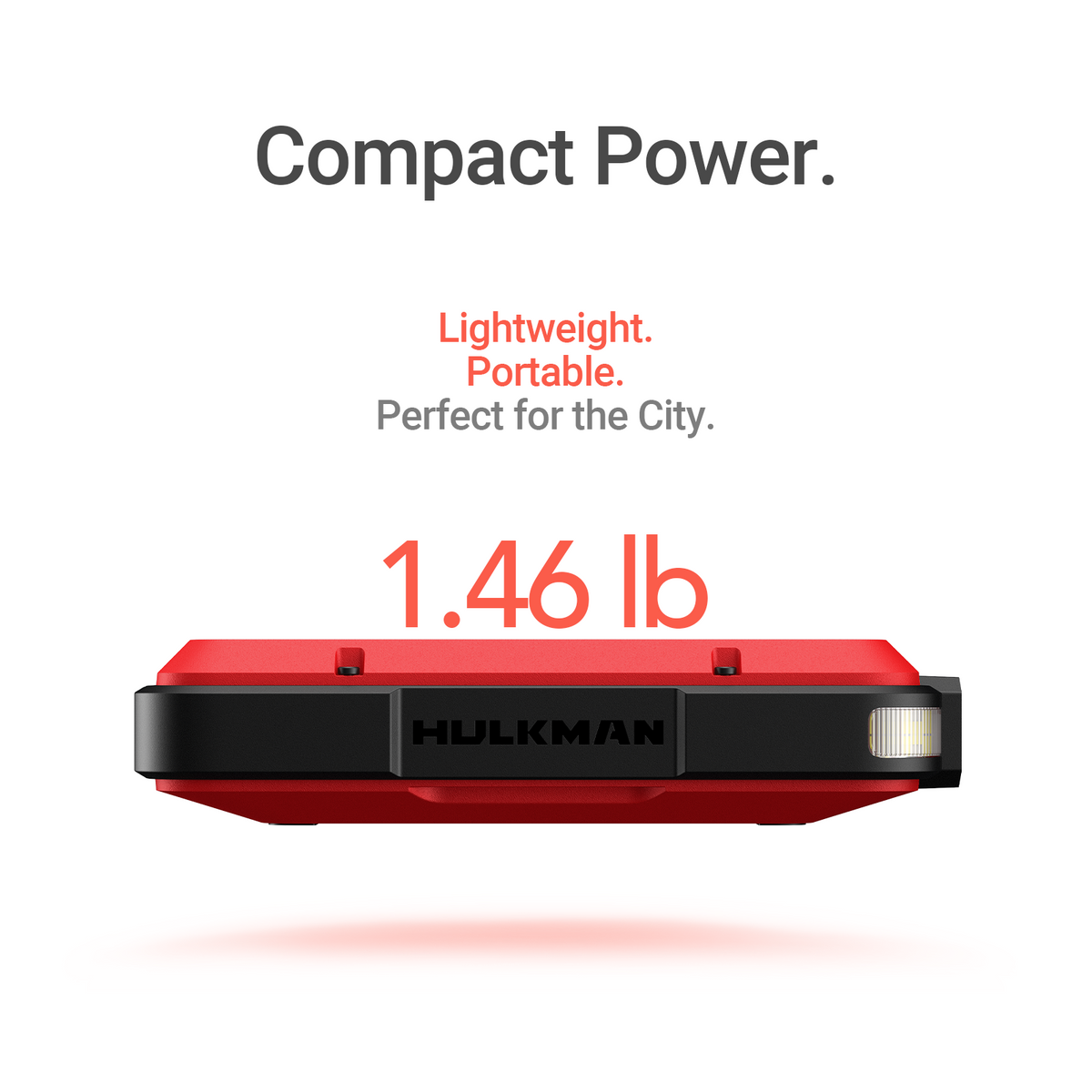Alpha Ultra Red City Series 1000A Smart Jump Starter for Sedans & Compact SUVs