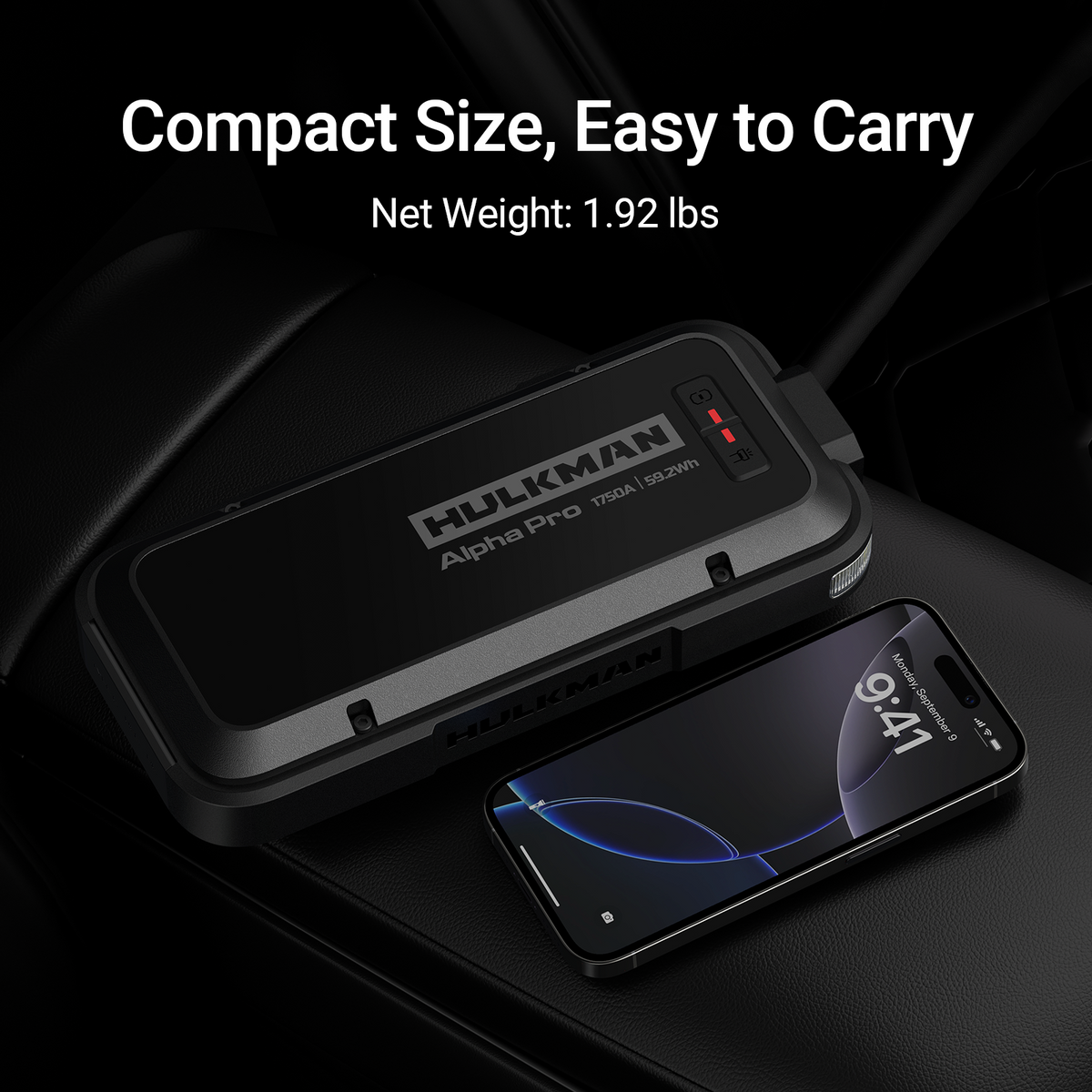 Alpha Pro City Series 1750A Smart Jump Starter for Full-Size SUVs & Pickups