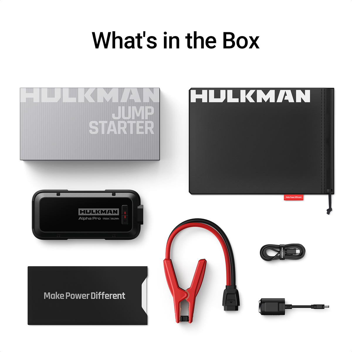 Alpha Pro City Series 1750A Smart Jump Starter for Full-Size SUVs & Pickups