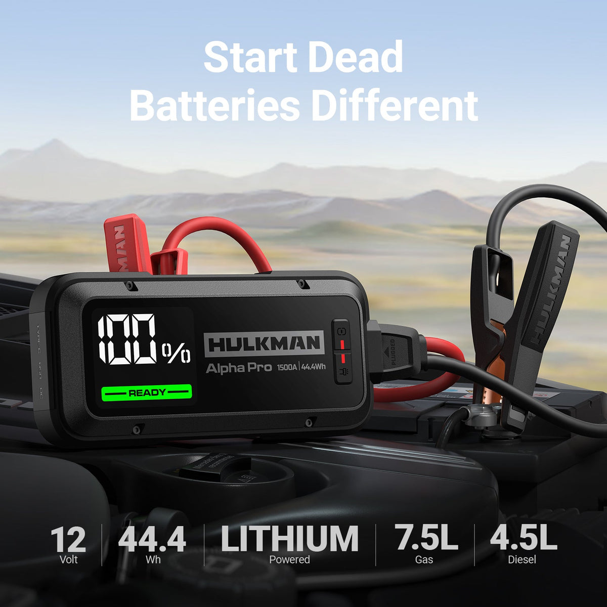 Alpha Pro  City Series 1500A Smart Jump Starter for Full-Size SUVs & Pickups