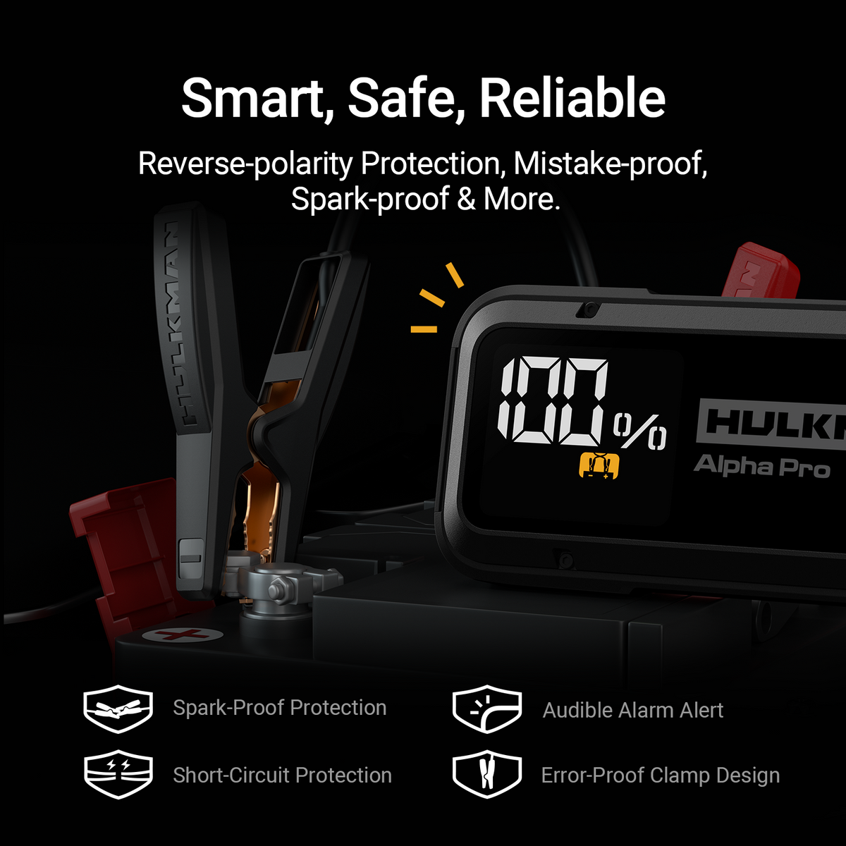 Alpha Pro  City Series 1500A Smart Jump Starter for Full-Size SUVs & Pickups