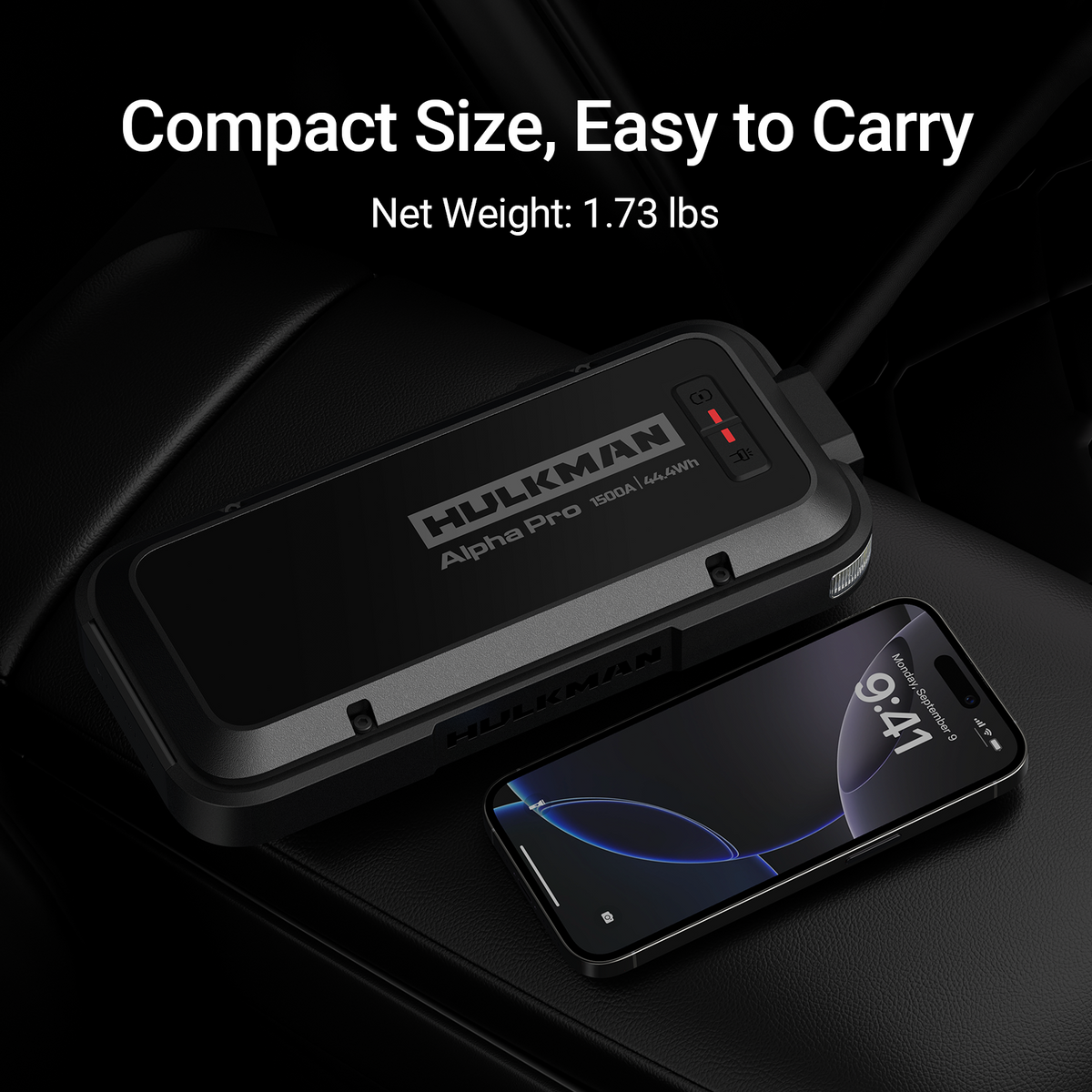 Alpha Pro  City Series 1500A Smart Jump Starter for Full-Size SUVs & Pickups